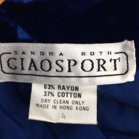 SANDRA ROTH  Valvet   TAILORED JACKET SIZE 4 - Picture 3 of 6